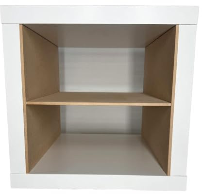 MDF Kallax Storage Shelf Insert Divider, Custom CNC Cut 6mm Medium-Density Fiberboard, DIY Organization for Kallax Units (1 Shelf)