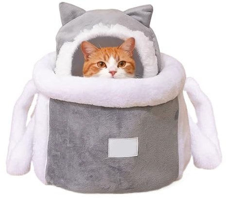 Dmuzsoih Welpen-Tragetasche, Handwärmschlinge, offenes Design, Katzentragetasche, Winter-Tragetasche, für Reisen, kaltes Wetter, Spazierengehen, Einkaufen