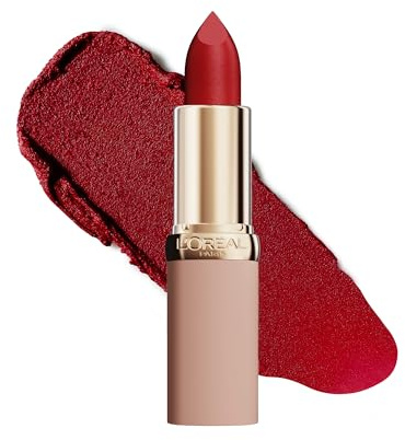 L'Oréal Paris Color Riche Blurred Matte Lippenstift, samtiger Lippenstift mit Weichzeichner-Effekt, feuchtigkeitsspendend & leicht, Multi-Use für Lippen & Wangen, Farbe: 300 Rouge Paris, 1 Stück