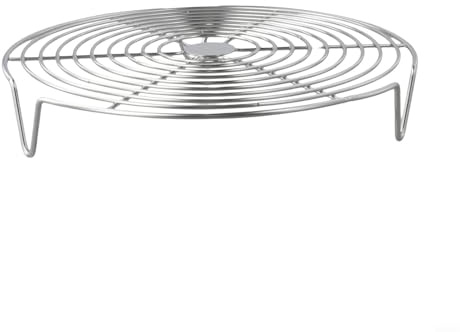 Grille de cuisson vapeur en acier inoxydable, pour casseroles et œufs, support de grill, ustensile de cuisine multifonction, antirouille et facile à nettoyer (24 cm)