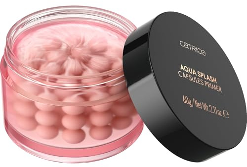 Catrice Aqua Splash Capsules Primer Transparent pflegend vegan 60g | Pflegend, Strahlend, Feuchtigkeitsspendend, Gel-Primer mit Kapseln für pralle und frisch aussehende Haut
