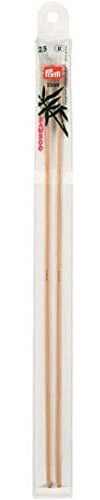 Prym 33 cm x 2.50 mm Single Pointed Knitting Pins, Bamboo
