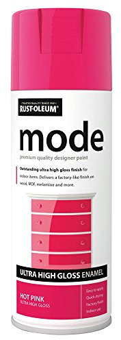 Rust-Oleum AE0240002E8 400ml Mode Ultra High Gloss Spray Paint - Hot Pink