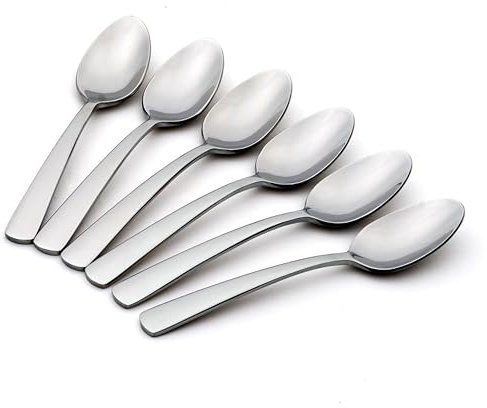 Oneida H084006E Aptitude, Teaspoons, Set of 6, Stainless Steel, Silver