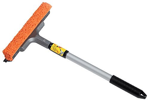 CORA 001128253 Scheibenreiniger mit Griff, Aluminium, Teleskopstange