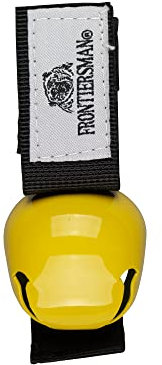 FRONTIERSMAN Bär Glocke mit Schalldämpfer – verhindert, DASS überraschenden trägt auf Trail – Reduzieren das Risiko von Attack, gelb