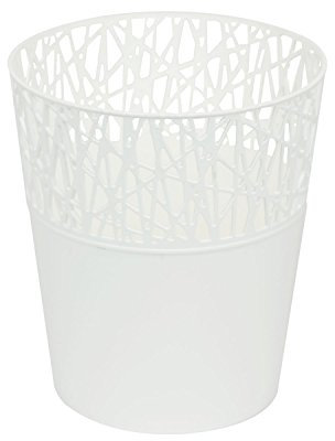 Prosper Plast DCIT160-S449 16 x 18.6 cm City Flowerpot - White