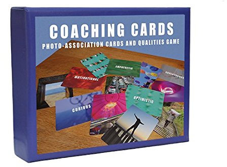 Tarjetas inspiradoras de foto-asociaciones para management, las tarjetas de entrenamiento y juego de calidad para el desarrollo de un equipo, para entrenadores, coaches y manager (Ingles)