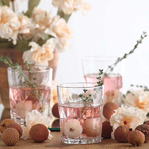 Keops 62454 Vaso, Transparente, 345 cc, Set de 6