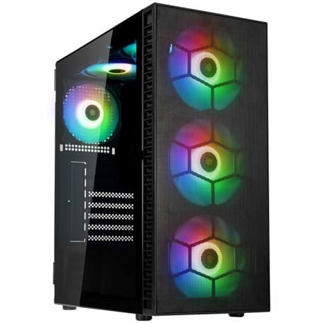 PALICOMP INTEL Core i5 12400 2.5/4.4Ghz - 8GB DDR4-240GB SSD - 1TB HDD - NO OS - GEFORCE RTX4060 8GB - 4K - HDMI - Gaming PC Desktop PC - CAS1B