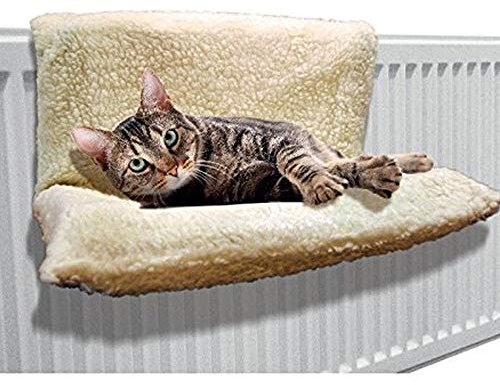 Anjing Cat Dog Puppy Pet Radiator Bed Warm Fleece Beds Basket Cradle Hammock