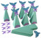 Scatole Regalo di Sirena DIY Sacchetti Decorativi di Carta Mermaid Caramelle Scatole per Festa a Tema Sirena, Matrimoni a Tema Spiaggia, Baby Shower, Bambini Festa di Compleanno (Set di 20) MengH-SHOP
