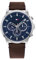 Tommy Hilfiger Multi Zifferblatt Quarz Uhr für Herren mit Dunkel-Braunes Lederarmband - 1791797