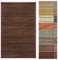 Floordirekt Tapis en bambou avec cadre en tissu | Design naturel dans de nombreuses couleurs et tailles (200 x 300 cm, Oak)
