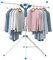 JAUREE Tripod Clothes Drying Rack Folding Indoor, Portable Drying Rack Clothing and Height-Adjustable, Space Saving Laundry Drying Rack with 20 Clips
