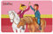 Bibi & Tina - BFF Pferde Brettchen Frühstücksbrettchen - 23,5 x 14,5 cm