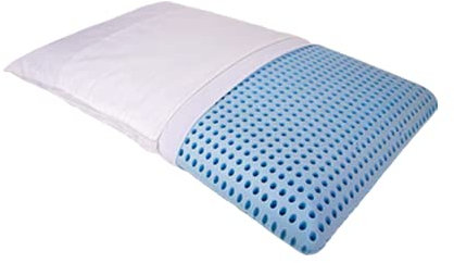 MAPE Duftkissen Nackenstützkissen viscoelastischer Thermo-Soft-Schaum Kissen mit 100% Baumwollbezug (Eukalyptus, 73 x 43 x 13,8 cm)