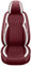 maiqiken Sitzbezug Für Nissan Qashqai J10 J11 2006-2024 Komplettset 5 Sitze Allwettereinsatz Autositzbezug Rot