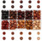 PH PandaHall 200 Stück 10 Farben 8mm Natürliche Holzperlen Runde Lose Holzperlen Große Auswahl An Natürlichen Holzperlen Für Schmuckherstellung Basteln DIY Armband Halskette Ohrringe Ostern