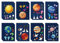 CREATCABIN 48 Blatt 8 Stile Make Your Own Planet Aufkleber Make A Face Weltraumaufkleber Sonnensystem DIY Craft Mix and Match Aufkleber Selbstklebende Abziehbilder Für Kunstaktivitäten Zubehör