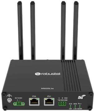 Robustel 5G R5020 Lite Dual SIM Industrial M2M/IOT Router (Router Only)