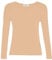 GUBA® Girls T Shirt Long Sleeve Top Kids Plain Basic Uniform T-Shirt Crew Neck Tee Size 5-13 Years (11-12 Years, Nude)