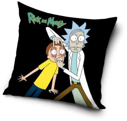 Carbotex Rick and Morty Kissenhülle Kissenbezug 40x40 cm (RAM191031)