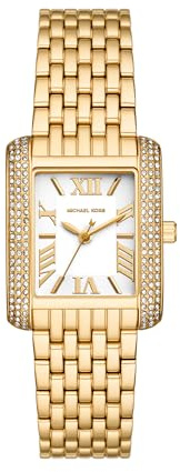 Michael Kors Emery reloj para Mujer, movimiento de cuarzo de tres agujas de 27 mm Con Correa de Acero inoxidable