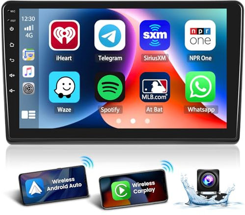 Inefala 8 Core/2G+64G Autoradio Android pour Fiat Ducato 3/Peugeot Boxer 2/Citroen Jumper 2 2011-2022 avec Wireless Carplay Android Auto écran Tactile 9 avec GPS WiFi DSP RDS/FM Caméra de Recul & Mic