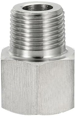 1/8'' 1/4'' 3/8'' 1/2'' BSP Female to Male Pipe Reducer Adapter 304 Stainless Steel Fitting(Size:3I8F x 3I8M)