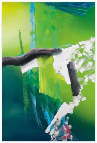 LVTFCO Abstrakte Gerhard Richter Poster Bunte Leinwand Wandkunst Gerhard Richter Drucke Gerhard Richter Malerei für Wohnkultur Bild 40x60cm Kein Rahmen