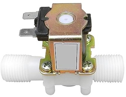 USKI Magnetventil, 1/2 Zoll, 3/4 Zoll Außengewinde, Magnetventil, Wasserregelventil, Steuerschalter, Normalerweise Geschlossen, Normalerweise Offen(3/4,24_Normally Open)