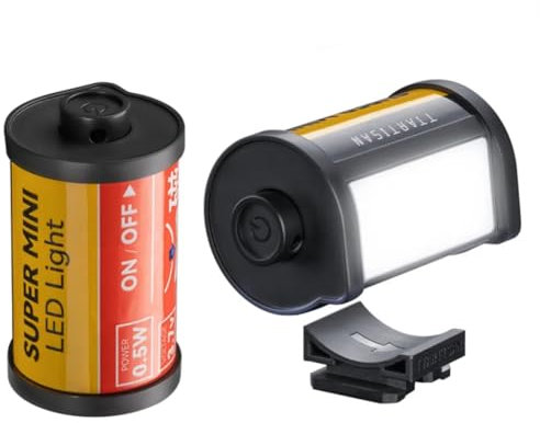 TTARTISAN Magnetic LED Light, Rechargeable Mini LED Camera Light 3000K/4500K/6000K CRI95+ for Photography, Super Mini, Magnetic Mount with 0-180 Degrees Adjustment, Lanyard Hole