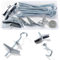 Lyeteung 7 Set M5 Tasselli Basculante, Appesi Toggle Bullone Ali Gancio, Gancio Soffitto Cartongesso, con Dadi Esagonali, Rondelle, per Soffitti in Cartongesso