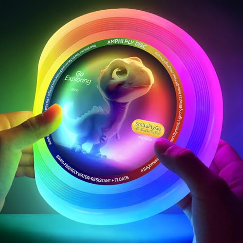 Disque Volant,16M de couleurs RGB 60 LED, éclairage dynamique lumineux,doux,IPX7 étanche flottant,premier choix pour les jeux de plage de piscine,cadeau jouet pour garçon/fille/adolescent/enfant,138g