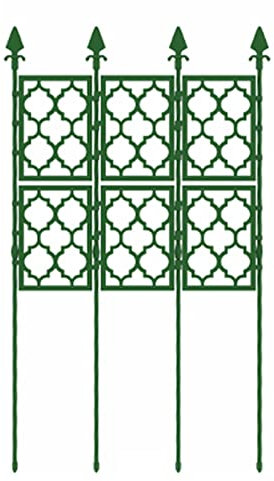 Treillis de jardin en métal pour plantes grimpantes - Antirouille - Panneau mural extérieur pour roses, légumes, concombres - Cadre robuste pour plantes grimpantes