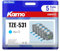 kamo 5x Bänder kompatibel mit Brother P-touch 12mm 0.47 Schriftbänder TZe-531 TZe531 TZ-531 TZ531 Laminated Blau, für Beschriftungsgerät PT-P300BT PT-H100R PT-H110 PT-H110 PT-P700 PT-D410 PT-H200