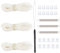 NICENEEDED RV Pleated Shade Repair Kit, Window Shades Blind String Repair Restringing Kit RV Camper Replacement Blinds Repairing for Travel Trailer