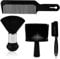 YBCCBY Lot de 4 Brosses de Coupe de Cheveux, Brosse de Cou Coiffure Brosse Plumeau de Coiffeur Brosses de Cou de Barbier de Coiffure Brosse de Barbier Coiffeur pour Maison Salon de Coiffure