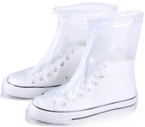 Copriscarpe Stivali da Pioggia in Gomma Lavabili a Mano numero 34-44 nero