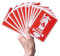 BOXOB 12pcs Fire Extinguisher Stickers, 5.12x7.09 Inch Durable Waterproof Fire Extinguisher Sign with Down Arrow Self-Adhesive Decal for Business Office Home and Outdoor Use