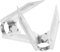 Cabilock 2 Pièces tournebroche fourchette à rôtir grillage rôtissoire cuisson brochette Fourchette de grillades de poulet fourchettes de barbecue pour griller Acier inoxydable