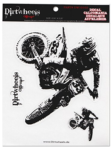Dirt Gear 2X Motocross Aufkleber Quad ATV MX Sticker DW10102