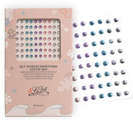 Ladot Tattoo Body Tattoo Strass Steine, Mehrfarbig