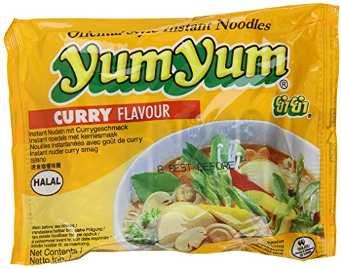 Yum Yum Instant Nudeln Curry 60g, 45er Pack (45 x 60 g)