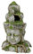 Rosewood 91697 Aquaristik-Ornament Steinkopf aus Harz mit Pflanzen, Large