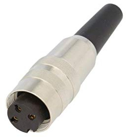 KV 30 Connector: M16 Female for Cable IP40 Plug Soldering 250V 5A LUMBERG