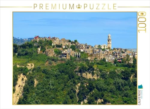 CALVENDO Puzzle Bussana Vecchia | 1000 Teile Lege-Größe 64 x 48 cm Foto-Puzzle für glückliche Stunden