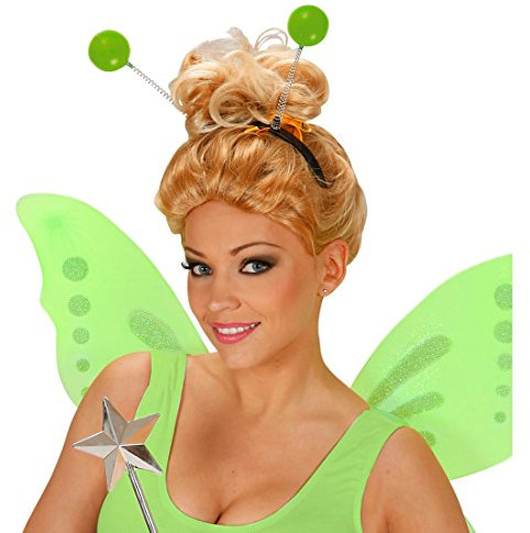 NET TOYS Alien Haarreif Haarreifen mit Antennen Fühler Fee Elfe Kopfschmuck Außerirdischer