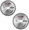 TCT216MXA 2x Saxton TCT Circular Wood Saw Blade 216mm Pack A for Bosch Makita Dewalt